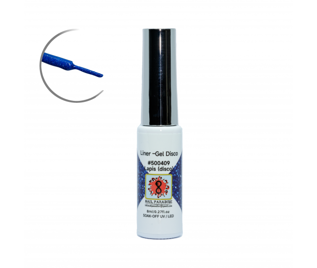 Liner Gel Disco - Lapis 8 ml